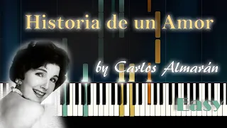 Historia de un Amor - EASY Piano Tutorial