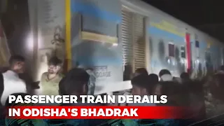Passenger Train Derails In Odisha's Bhadrak
