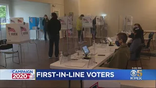 Mountain View Voters Line Up To Cast Ballots Early On Election Day