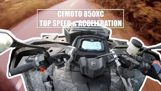 2020 CFMOTO 850xc TOP SPEED & ACCELERATION