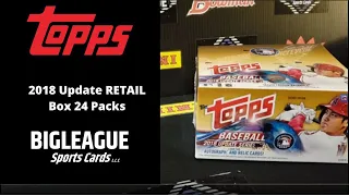 2018 Topps Update 24 Pack Retail Box