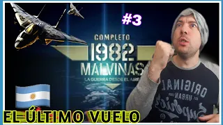 MILITAR ESPAÑOL REACCIONA a 1982 MALVINAS LA GUERRA DESDE EL AIRE - #3 *angeles con alas*