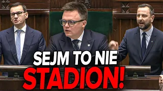 To jest SEJM a nie STADION! Hołownia spektakularnie nokautuje polityków PIS!