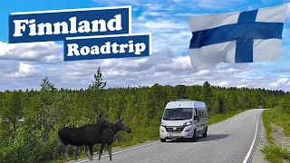 Unvergesslicher Wohnmobil Roadtrip durch FINNLAND - Mücken Rentiere & Elche - Lappland - Polarkreis