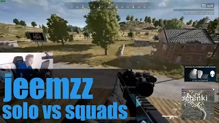 jeemzz 15 kills Groza + SLR solo vs squads Erangel | PUBG Highlights
