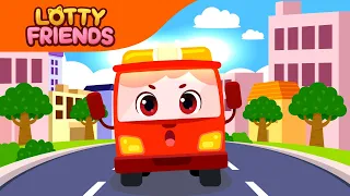 Fire Truck Lotty 🚒 | Sing Along | Kid's Songs | Emergency Dispatch