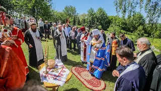 Панихида на монастырском кладбище Чумалевского монастыря