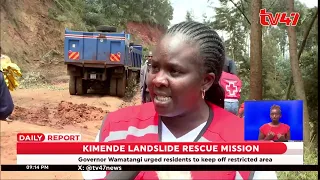 Landslide strikes Kimende residents in Kiambu County