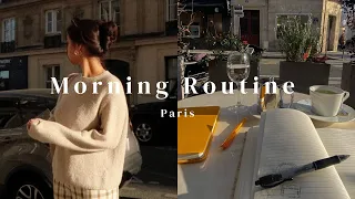 Paris Morning Routine 2022 | healthy & productive habits, mindful, realistic + cozy