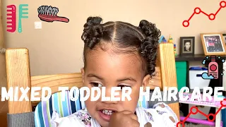 MIXED 'RACE' TODDLER HAIRCARE ROUTINE