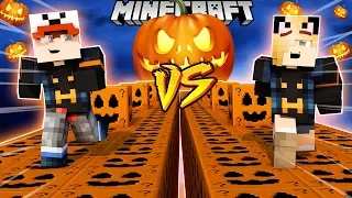 SZALONY WYŚCIG! - HALLOWEENOWE LUCKY BLOCKI MINECRAFT! (Lucky Block Race) | Vito vs Bella