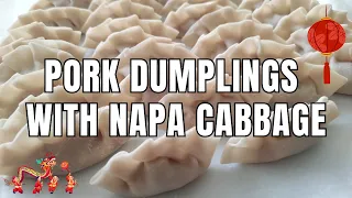 PORK DUMPLINGS WITH NAPA CABBAGE | Recipe