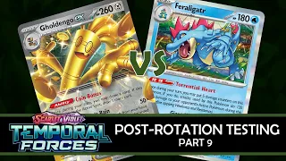 Temporal Forces Early Testing, Part 9: Feraligatr vs. Gholdengo ex