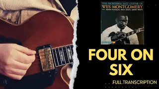 Four On Six - Wes Montgomery // FULL TRANSCRIPTION