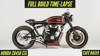 Honda CB450 CSL Cafe Racer | Build Time-Lapse | Built by Mile Zero Racers