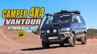 VANTOUR / CAMPER 4X4 / ¡Mira la restauración 1 año después! MITSUBISHI DELICA