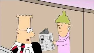 Dilbert Animated Cartoons - Six Sigma Training, Idiot Couch and  Wally's Self-Evaluation