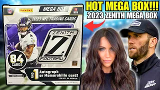 *NEW RELEASE* 2023 Zenith Football Mega Box Review! Loaded With Cool Cards!