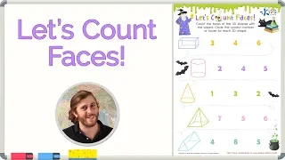 Faces of 3D Shapes - 3D Shapes For Children | Math for 2nd Grade |  | Kids Academy