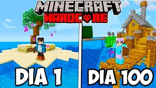 SOBREVIVÍ 100 DIAS en UN Mundo SOLO de OCÉANO en MINECRAFT 😱 Sparta356