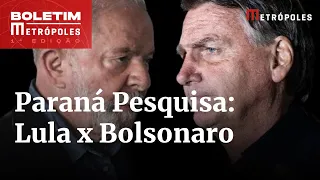 Paraná Pesquisas: Lula tem 51,9% dos votos válidos e Bolsonaro, 48,1% | Boletim Metrópoles 1º