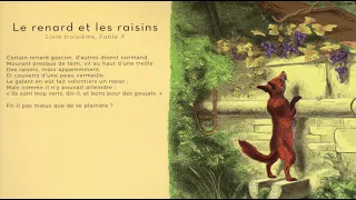 Le Renard et les Raisins  #fables #Ésope #Phèdre #Faërne