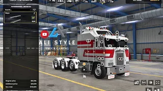 American Truck Simulator (v 1.47) KENWORTH K100 E Mega Tuning