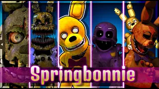 FNAF AR | ALL AFTON RANDOM SPRINGBONNIE / SPRINGTRAP | Jumpscare & Workshops animations! Compilation