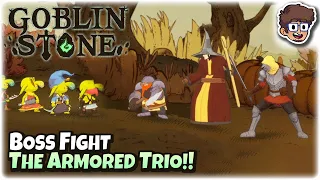 Boss Fight, The Armored Trio! | Roguelite RPG | Goblin Stone | 23