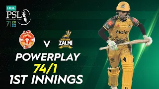 Powerplay | Islamabad United vs Peshawar Zalmi | Match 24 | HBL PSL 7 | ML2T