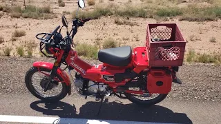 First Tank Of Gas On my 2022 HONDA TRAIL CT125 - How Many Miles?
