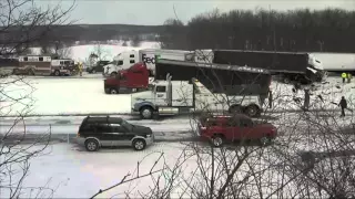 3 Dead, Scores Injured in I-78 Pileup in Pa.