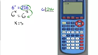 Solving Simple Exponential Equations Part 1