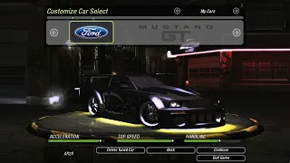 Need for Speed: Underground 2 — Ford Mustang GT (S-197) (Nikki)