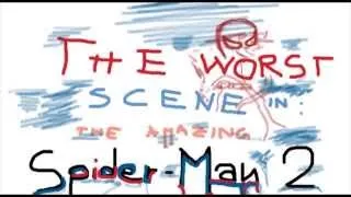 The worst scene from THE AMAZING SPIDERMAN 2 (cartoonized)