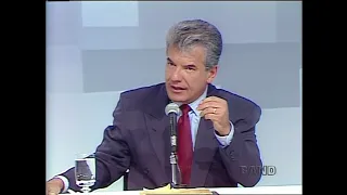 Debate na Band: Governo de São Paulo 1994 – 2º turno – Covas X Rossi - Parte 4