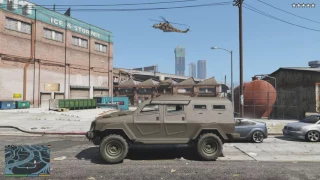 GTA 5 - Epic Five Star Chase (Escape From The Police Station + War With Army)