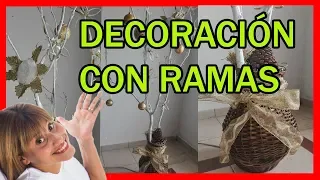 ARBOL de NAVIDAD CON RAMAS SECAS 🌴🌲🍁🌿  2020 # cinco creaciones