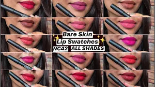 *ALL NEW SHADES*Sugar Matte As Hell Lip Crayon Review & Swatches On Bare Dusky Skin in Natural light
