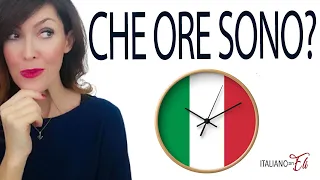 🕒 TELLING TIME in ITALIAN: How to say WHAT TIME IS IT in Italian (ITA audio - ENG subs)