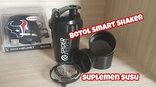 SPIDER BOTTLE SMART SHAKER BERGUNA UNTUK MENGOCOK SUPLEMEN SUSU KALIAN DENGAN HARGA TERJANGKAU