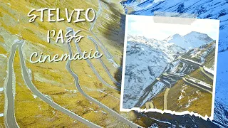 The iconic Stelvio Pass, Italy - Cinematic video by Drone [4K]