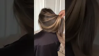 Golden hair Highlighting transformation #hair