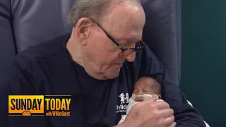 These Retired Grandpas Hold And Comfort Sick Babies All Day | Sunday TODAY