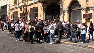 Ошукані інвестори довгобуду на Рівненській вийшли на протест до апеляційного суду