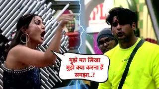 Bigg Boss 14 : Siddharth Shukla & Hina Khan Fight In BB Mall Items Task