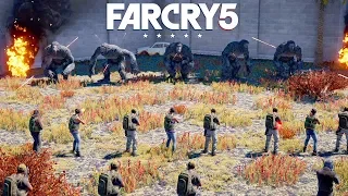 FAR CRY 5 - 10 YETIS vs 200 SOLDIERS (Arcade Editor) @ 1440p ✔