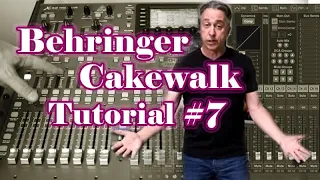 Using The DAW Remote and THE Behringer X32 To Control Cakewalk