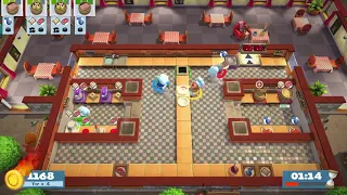 Overcooked 2 Kevin 1 4 stars. 4 players co-op