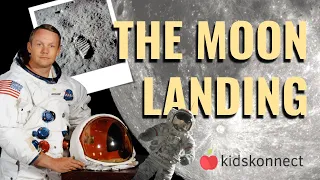 The Moon Landing For Kids | Apollo 11 Mission, Astronauts & Space